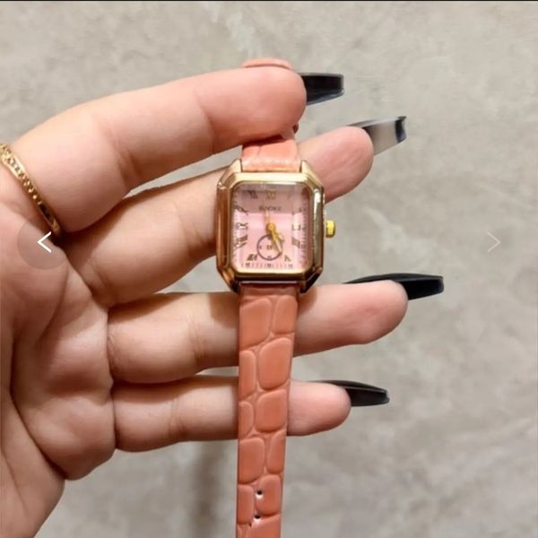 ساعت مچی زنانه BAOKE بند و صفحه صورتی