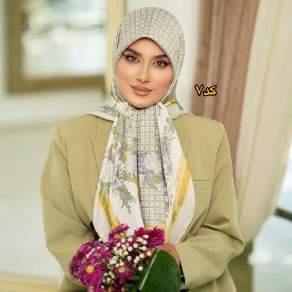 روسری ابریشم توییل برند