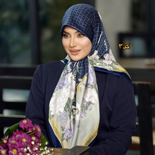 روسری ابریشم توییل برند