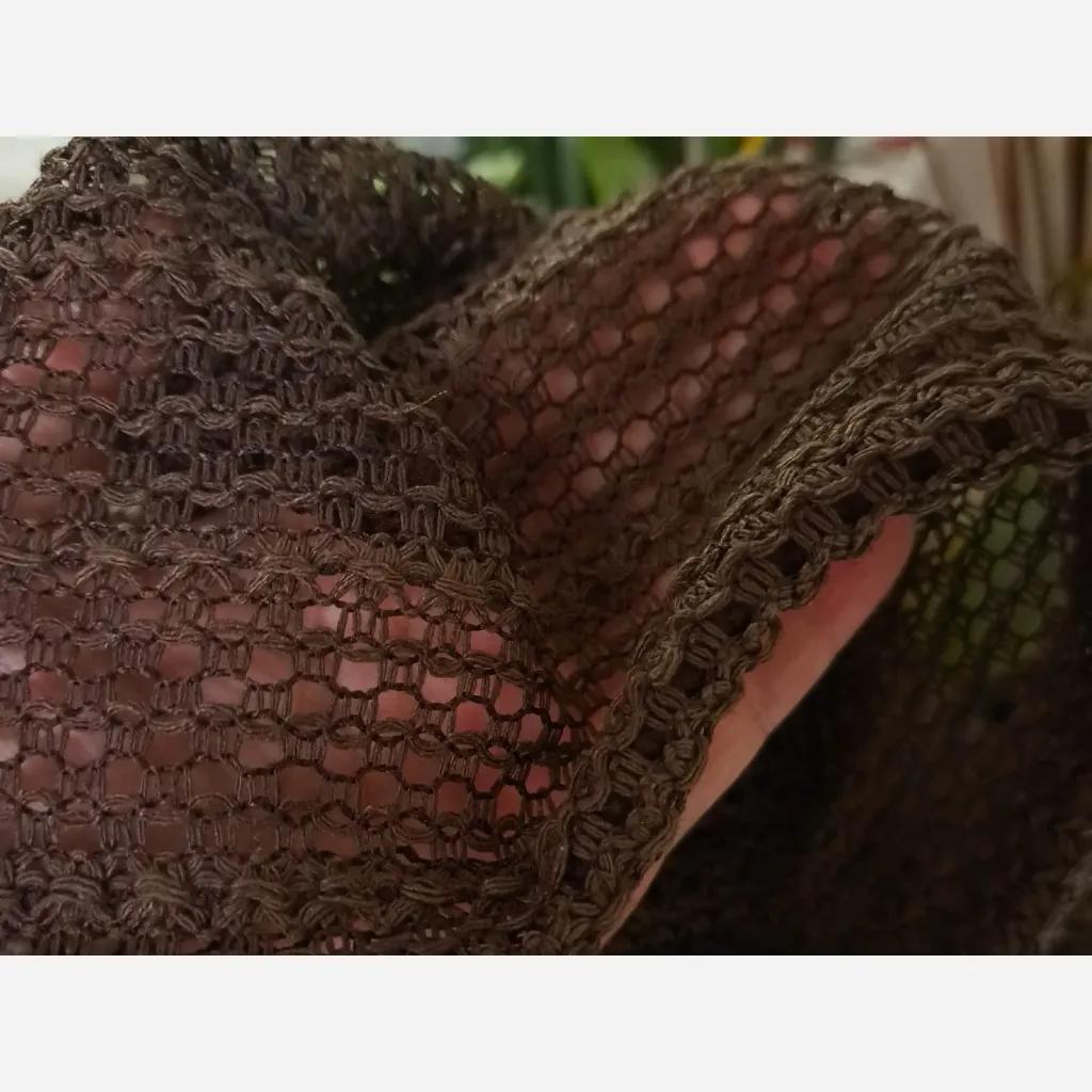 خرید اینترنتی قیمت شال رینگی پاییزی بند هودی دار رنگ مشکی سرمه ای قهوه ای سایز 80 در 50 سانتی متر