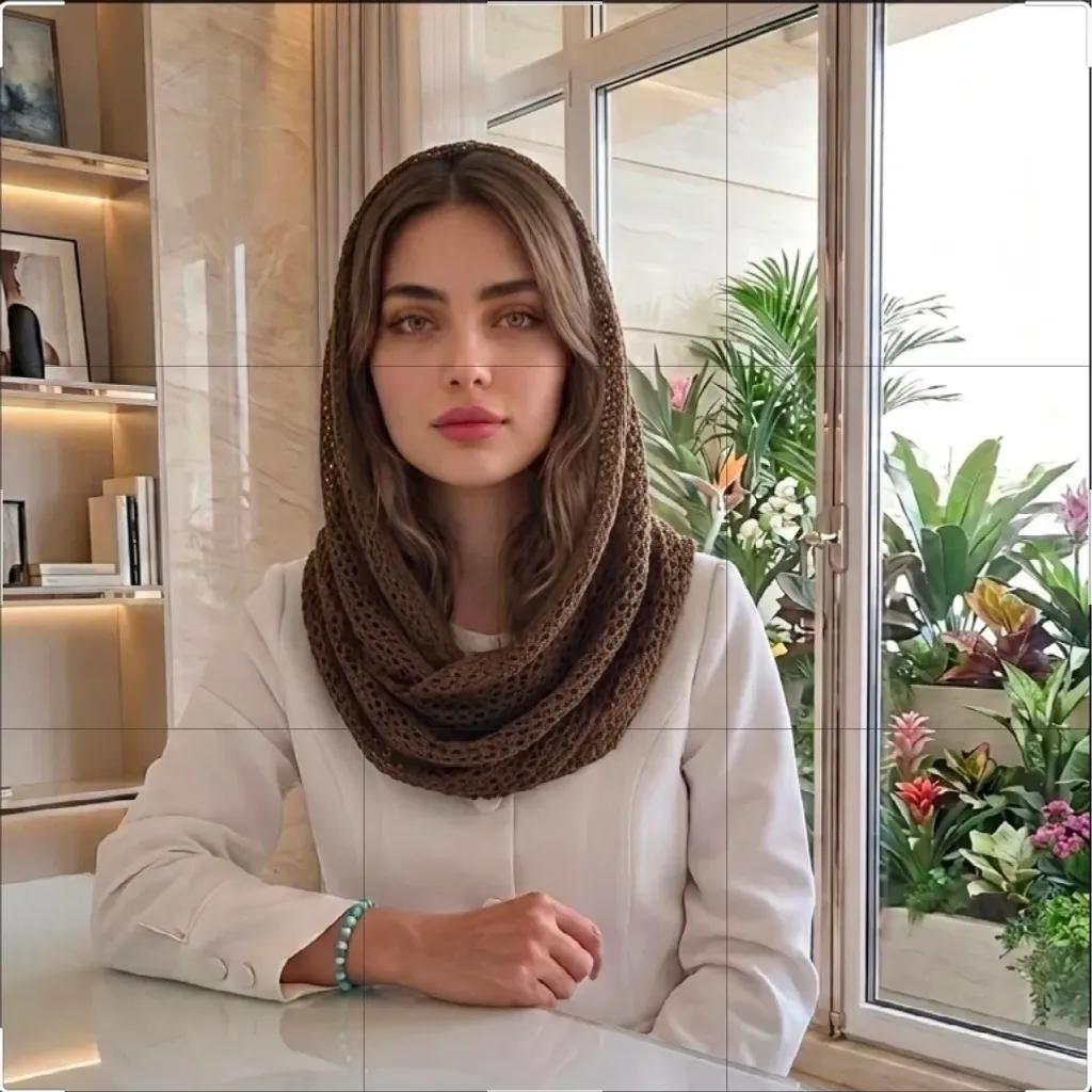 خرید اینترنتی قیمت شال رینگی پاییزی بند هودی دار رنگ مشکی سرمه ای قهوه ای سایز 80 در 50 سانتی متر