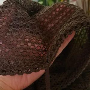 خرید اینترنتی قیمت شال رینگی پاییزی بند دار مشکی سرمه ای قهوه ای سایز 50 در 80 سانتیمتر