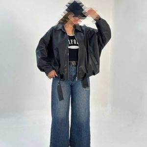 خرید انلاین کت چرم سگک دار آستردار نانه