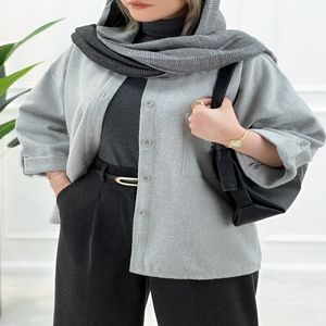 خرید اینترنتی قیمت شکت فوتر زنانه المیرا رنگ توسی مناسب استایل پاییزی