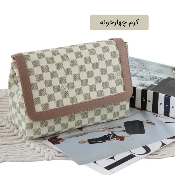 کیف پاسپورتی چرم مصنوعی زنانه روزمره ابعاد 28 در 18 در 10 سانتیمتر