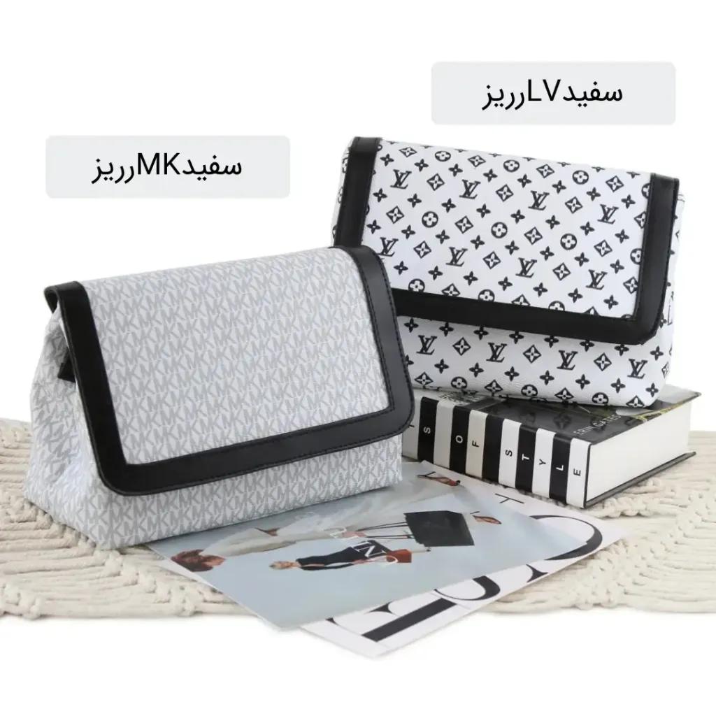 خرید اینترنتی قیمت کیف پاسپورتی چرم مصنوعی زنانه روزمره ابعاد 28 در 18 در 10 سانتیمتر