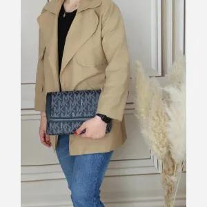 کیف پاسپورتی چرم مصنوعی زنانه روزمره ابعاد 28 در 18 در 10 سانتیمتر