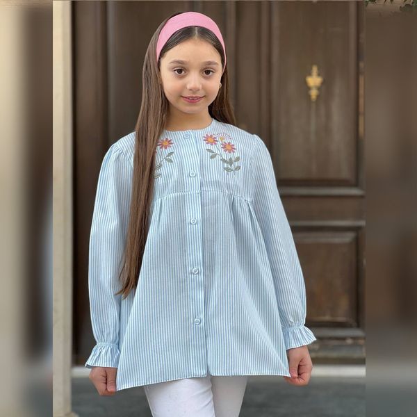 شومیز دخترانه راه راه