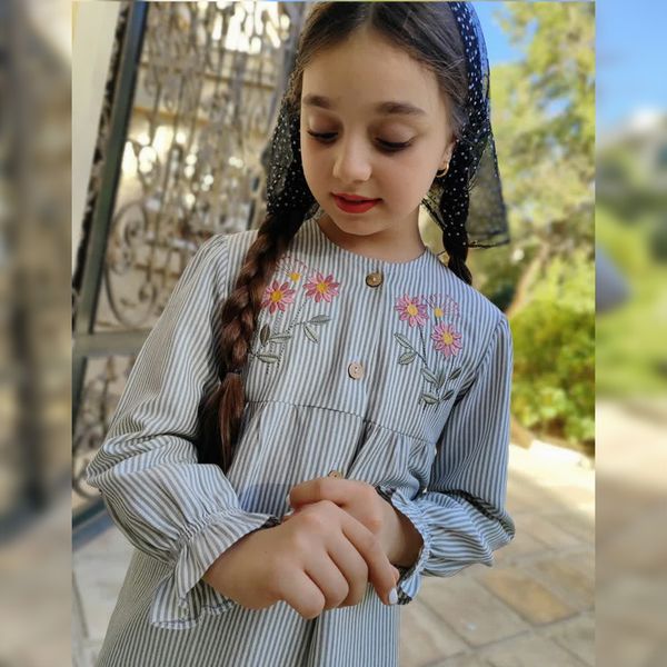 شومیز دخترانه راه راه
