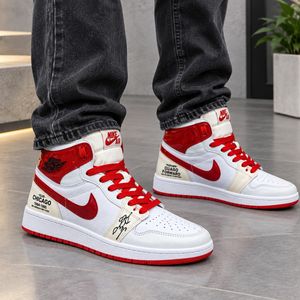 کتانی ترند و پرطرفدار نایک جردن ساقدار طرح شیکاگو امضا Nike Jordan Chicago