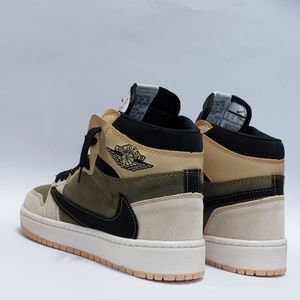 مشخصات کتانی ساقدار نایک جردن تراویس کرم سبز سدری Nike Jordan Travis