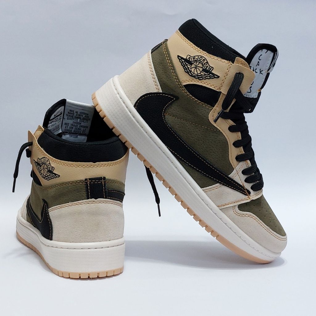 قیمت کتانی ساقدار نایک جردن تراویس کرم سبز سدری Nike Jordan Travis