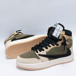 کتانی ساقدار نایک جردن تراویس کرم سبز سدری Nike Jordan Travis