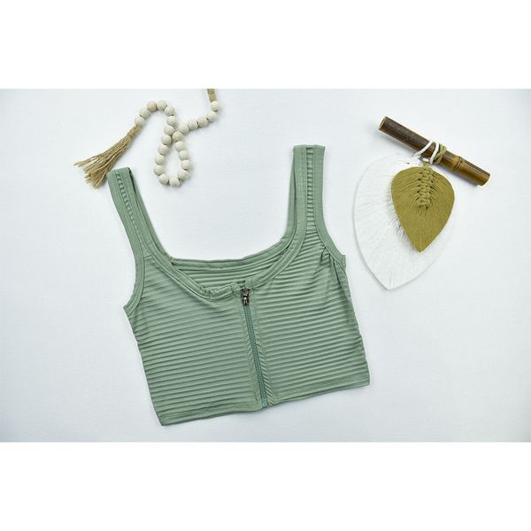 نیم تنه زنانه کرکره ای زیپی کد 11132