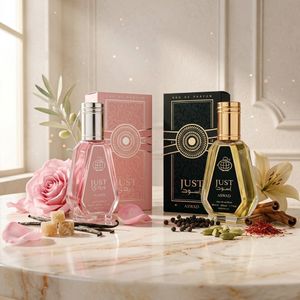 پکیج اقتصادی 2 عددی عطر ادکلن یونیسکس جاست وردی و جاست اسود فراگرنس ورد