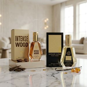 پکیج اقتصادی 2 عددی عطر ادکلن یونیسکس گلد پور فمه و دیسکوارد فراگرنس ورد