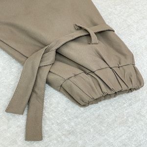 خرید اینترنتی قیمت کت کتان کوتاه زنانه دلارام رنگ کرم تیره