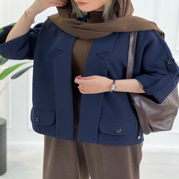 کت زنانه ژیکان پلار جلوباز