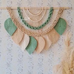 اویز دکور. مکرومه مدل لعلینه