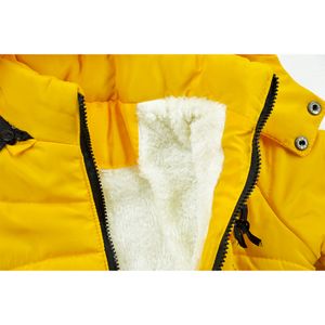 خرید اینترنتی قیمت کاپشن دخترانه عروسکدار زرد کد 11904
