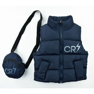 خرید اینترنتی قیمت پافر کیفدار پسرانه CR7 سورمه ای کد 11908