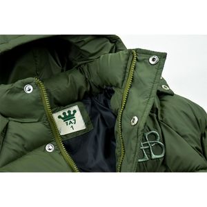 خرید اینترنتی قیمت کاپشن باکسی پفکی پسرانه سبز کد 11895