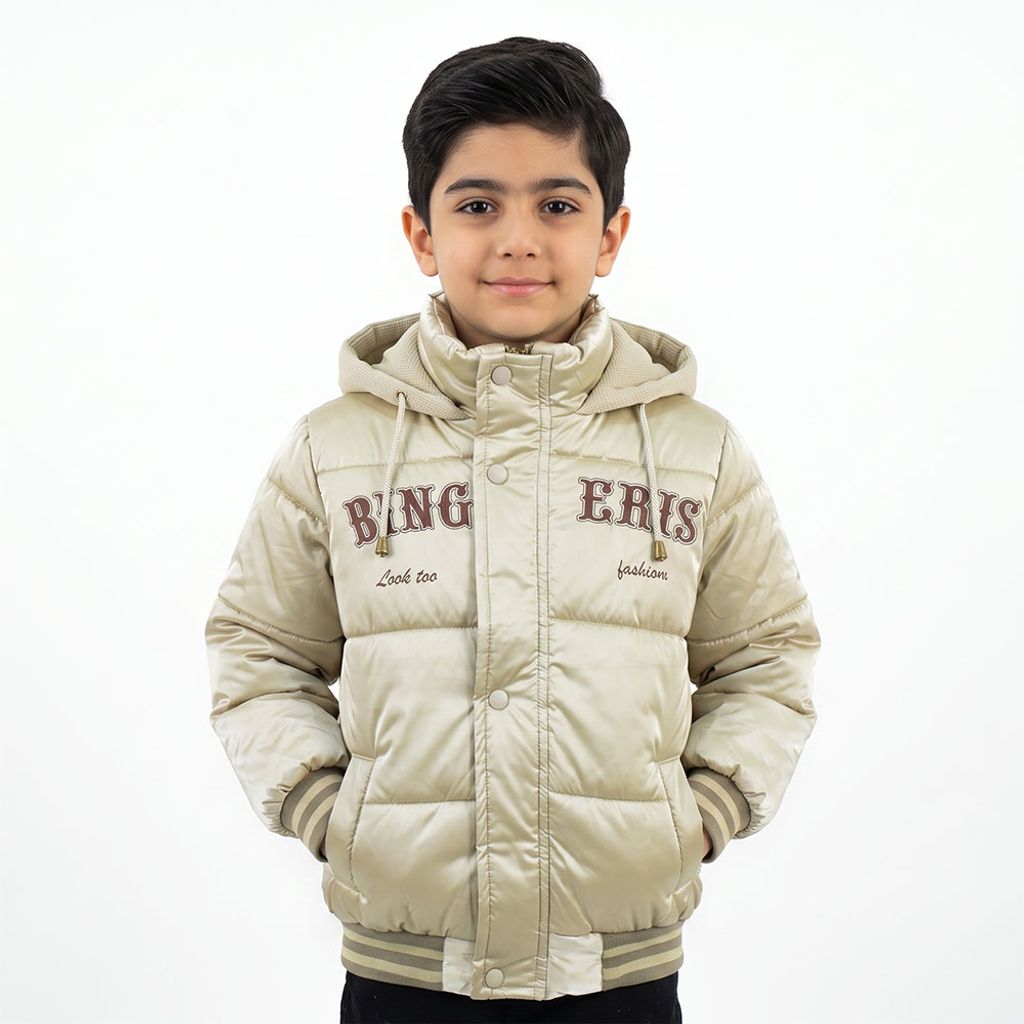 خرید اینترنتی قیمت کاپشن سیلیکونی پسرانه BING صدفی کد 11905