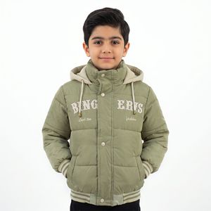 کاپشن سیلیکونی پسرانه BING سبز کد 11905