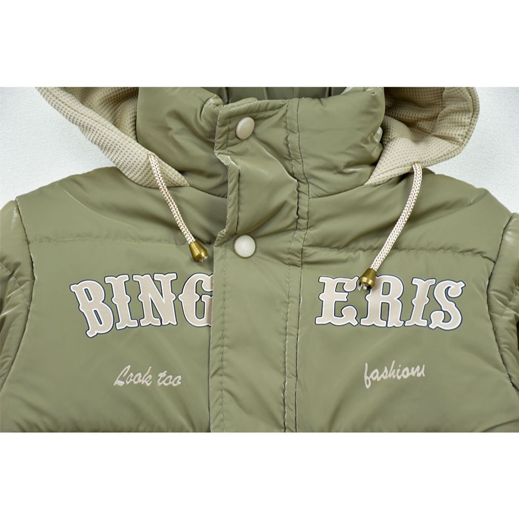 خرید اینترنتی قیمت کاپشن سیلیکونی پسرانه BING سبز کد 11905