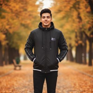 خرید آنلاین کاپشن دو نایک مشکی مردانه مدل Sina