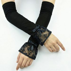 ساق دست مچ توری پاپیون مشکی زنانه 10498