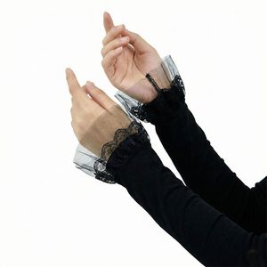ساق دست مچ توری مشکی زنانه 10497