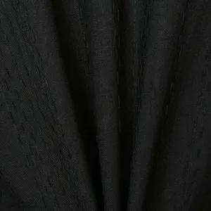 خرید اینترنتی قیمت بلوز زنانه آستین سه ربع یقه دکمه دار مشکی مراکشی ساده کد 65211