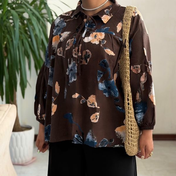 شومیز عروسکی گلدار