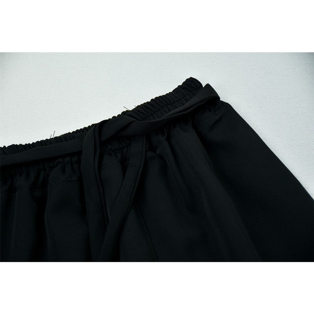 خرید اینترنتی قیمت شلوار بگ مشکی دخترانه مازراتی 6 تا 11 سال کد 11687