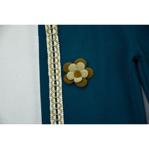 خرید اینترنتی قیمت شلوار بگ دخترانه کنار نوار 6 تا 9 سال کد 11698