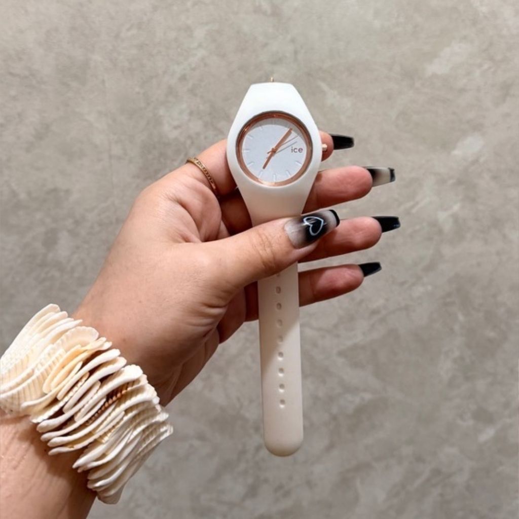 فروش اینترنتی ساعت مچی زنانه آیس واچ سفید طلایی Ice Glam قیمت و خرید آنلاین