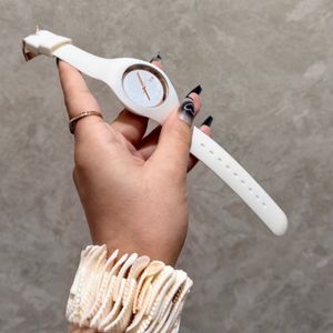 خرید آنلاین ساعت مچی زنانه آیس واچ سفید طلایی Ice Glam قیمت و خرید آنلاین
