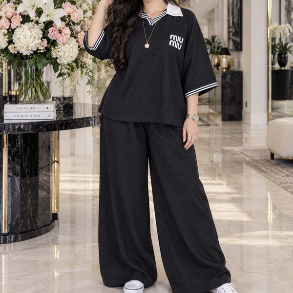 ست اسپرت زنانه دخترانه تیشرت شلوار شیک تن خور بی نظیر جنس صوفیا