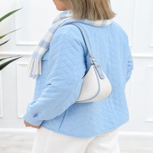 خرید اینترنتی قیمت کت زنانه مدل سوین یقه مردانه جنس فریال