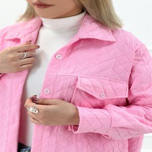 خرید اینترنتی قیمت کت پفی زنانه سوین صورتی