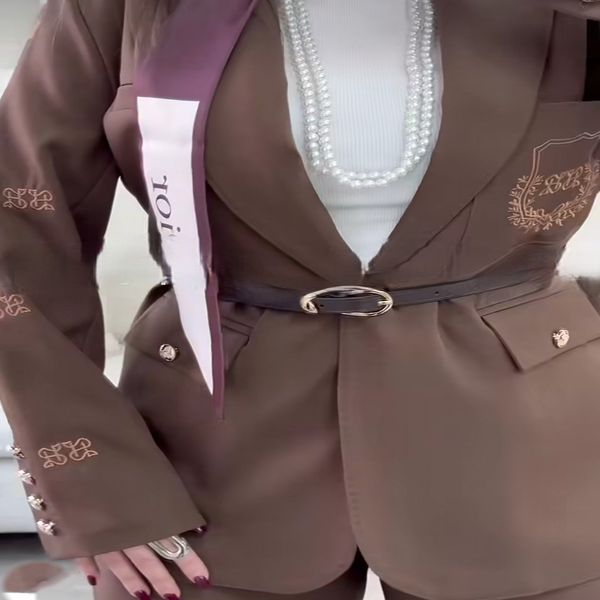 کت دوخت درشت نمادار  و شلوار کد 1079