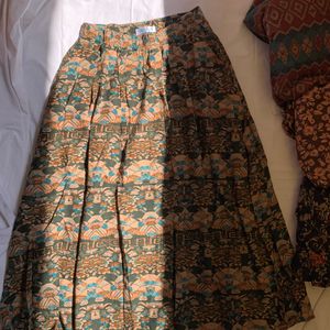 خرید اینترنتی دامن لینن پاییزی
