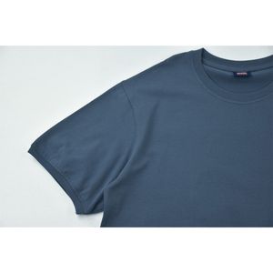 تیشرت بیسیک مردانه پنبه خالص نفتی کد 11856