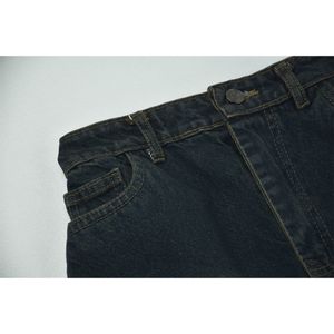خرید اینترنتی قیمت شلوار جین نیم بگ زنانه آبی کد 11733