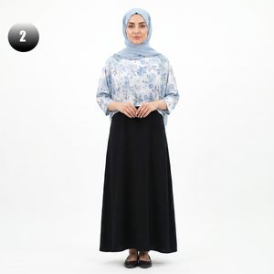 خرید اینترنتی قیمت ست کراپ و سارافون زنانه طرح دار کد 11768
