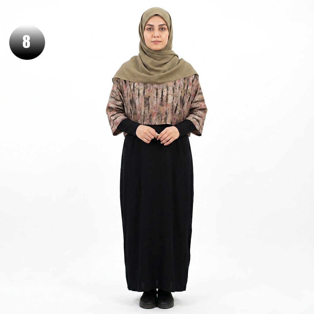 خرید اینترنتی قیمت ست کراپ و سارافون زنانه طرح دار کد 11768