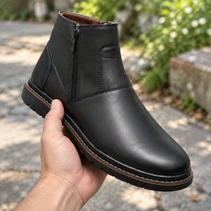 خرید انلاین نیم بوت مردانه دو طرف زیپ مدل مسکو