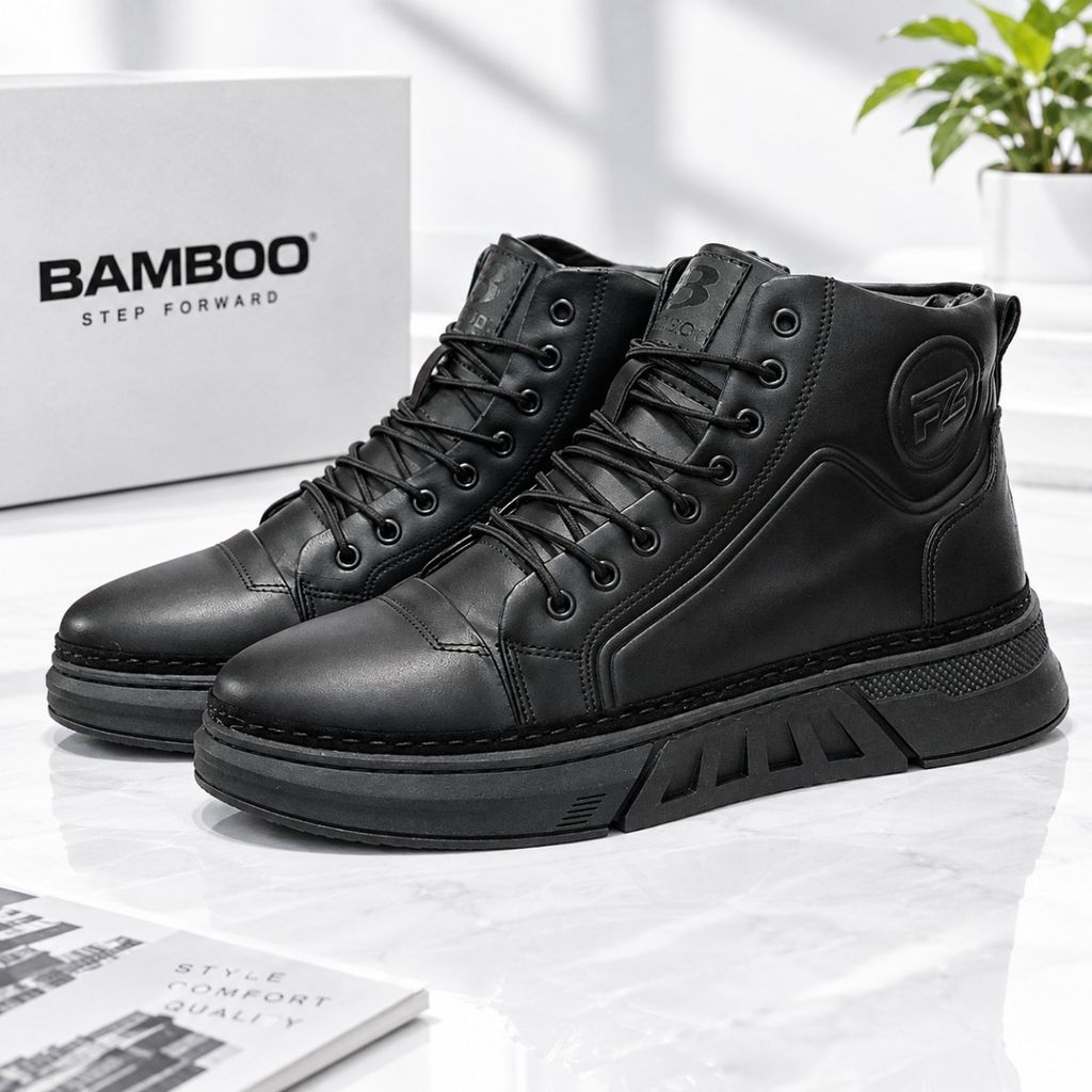 خرید اینترنتی نیم بوت پرطرفدار مردانه طرح بامبو Bambo Boot
