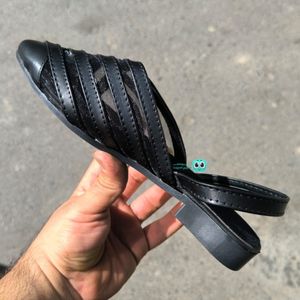 فروش اینترنتی صندل زنانه و دخترانه ونیز رنگ مشکی